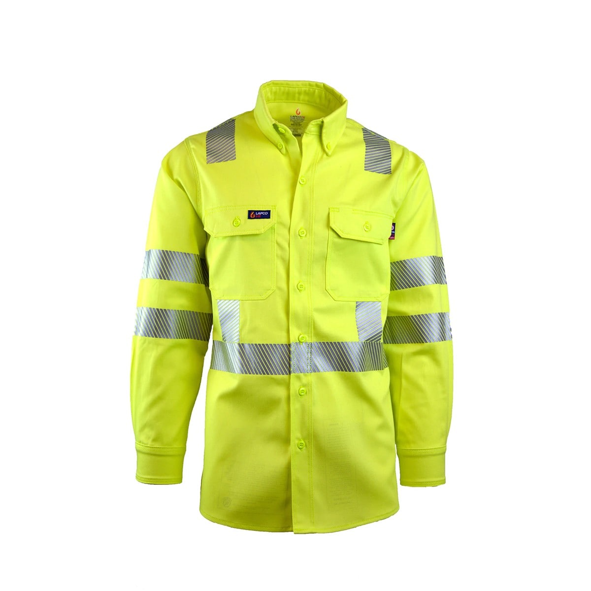 LAPCO FR Hi-Vis Class 3 Uniform Shirt in HI-Vis Yellow